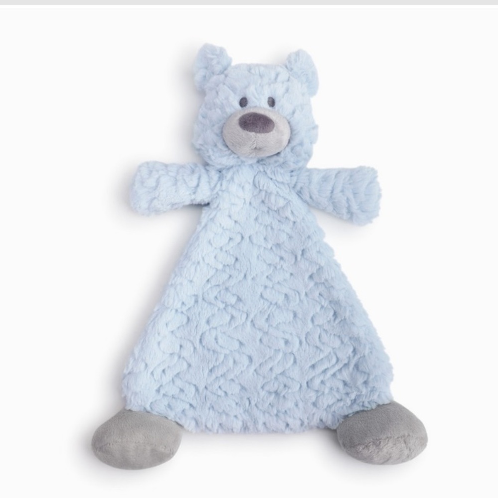 DEMDACO Blake Bear Rattle Blankie lovey